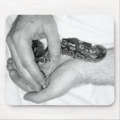 Mousepad! Baby Nova morph BP in Händen Mousepad (Vorne)