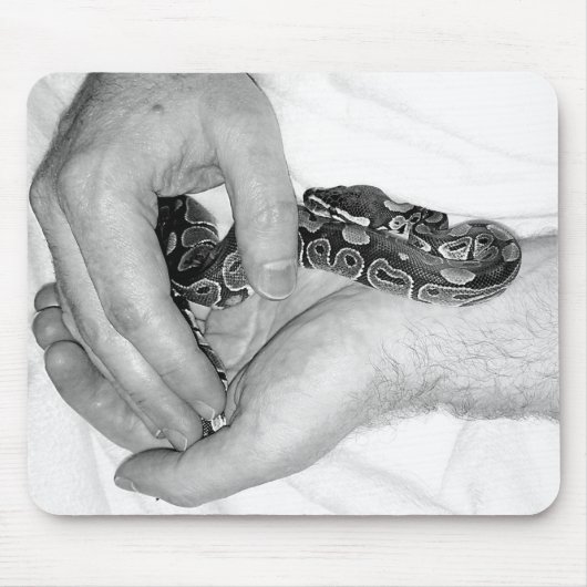 Mousepad! Baby Nova morph BP in Händen Mousepad (Vorne)