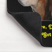 Mousepad Basset Hound war da, getan, dass (Ecke)