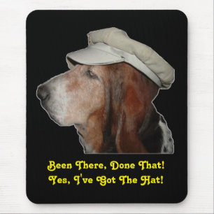 Mousepad Basset Hound war da, getan, dass