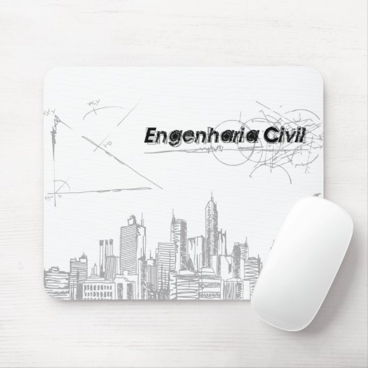 Mousepad Bauingenieurwesen (Mit Mouse)