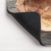 Mousepad Baumnusshälfte (Ecke)