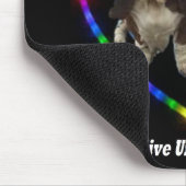 Mousepad bedingungslose Liebe ist ein Regenbogen (Ecke)