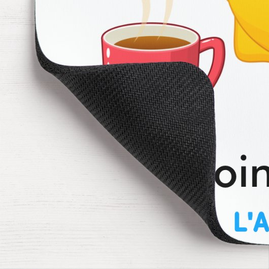 Mousepad Bedürfnis Kaffee (Ecke)