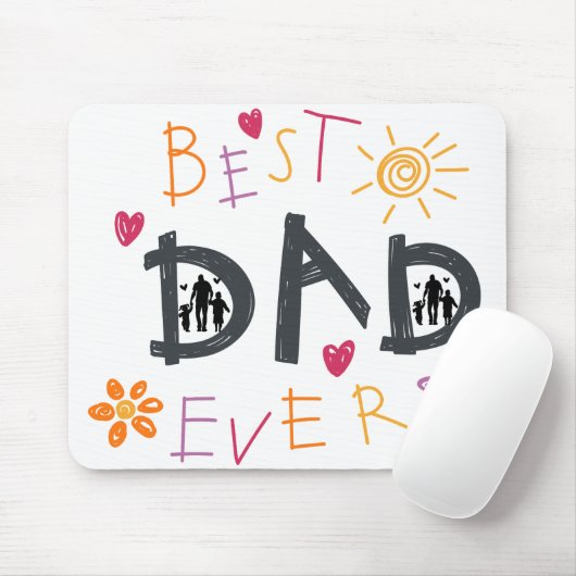 Mousepad "Bester Vater je" (Mit Mouse)