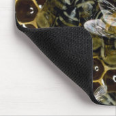 Mousepad - Bienen auf Kamm (Ecke)