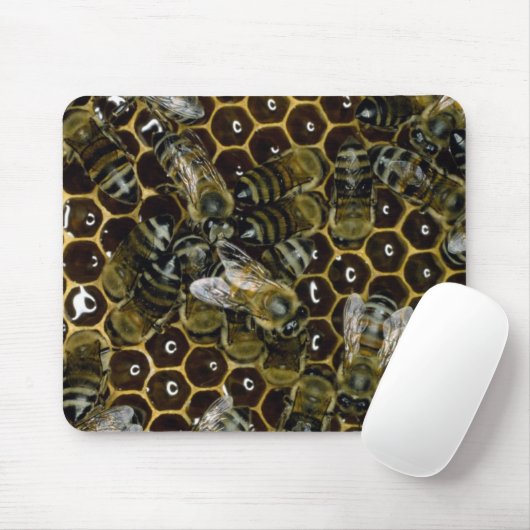 Mousepad - Bienen auf Kamm (Mit Mouse)