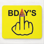 Mousepad Birthdays Dreh (Vorne)