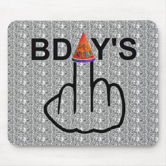 Mousepad Birthdays Dreh (Vorne)