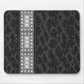Mousepad Black Leather Diamonds (047-051) (Vorne)