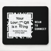 Mousepad - BLACK - QR - PURE Collection (Vorne)