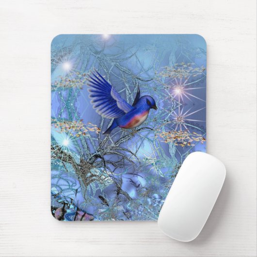 Mousepad Blue Bird (Mit Mouse)