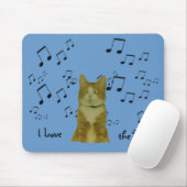 Mousepad - Blues Cat (Mit Mouse)