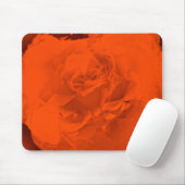 Mousepad blutende Rose Warm Orange (Mit Mouse)