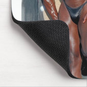 Mousepad, Bodybuilder Jean SCUTT #58A Mousepad (Ecke)