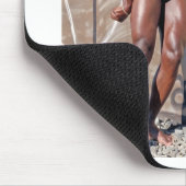 Mousepad, Bodybuilder Jean SCUTT # 5A Mousepad (Ecke)