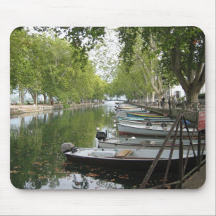 Mousepad: Boote, Kanal, See Annecy, Frankreich Mousepad