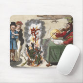 Mousepad: Böse Geister anheben - Karikatur Mousepad (Mit Mouse)