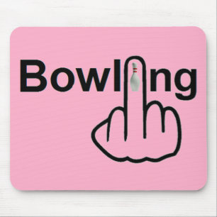 Mousepad Bowling Gedreht