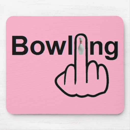 Mousepad Bowling Gedreht (Vorne)