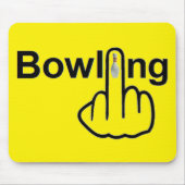 Mousepad Bowling Gedreht (Vorne)