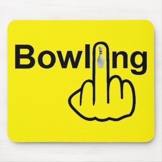 Mousepad Bowling Gedreht (Vorne)