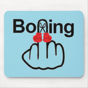 Mousepad Boxing Gedreht