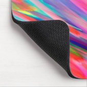 Mousepad buntes digitales Kunstspritzen (Ecke)