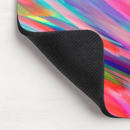 Mousepad buntes digitales Kunstspritzen (Ecke)