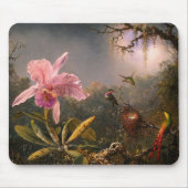 Mousepad: Cattleya Orchid & Three Hummingbirds Mousepad (Vorne)