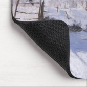 Mousepad Claude Monet Die magische Winterlandschaf (Ecke)