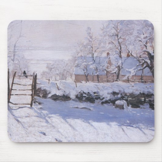 Mousepad Claude Monet Die magische Winterlandschaf (Vorne)