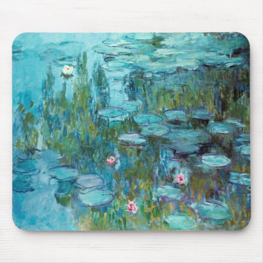 Mousepad Claude Monet Nympheas Water Lilies Blume (Vorne)