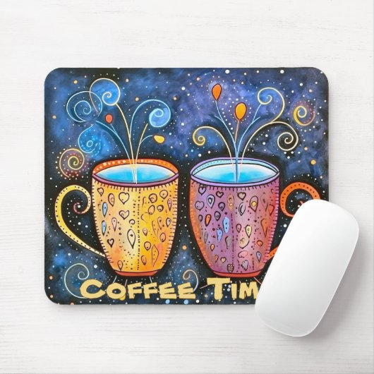 MOUSEPAD - Coffee Time!! (Mit Mouse)