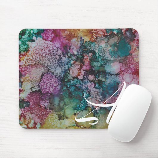 Mousepad "Colorburst Inkblot Painting" (Mit Mouse)