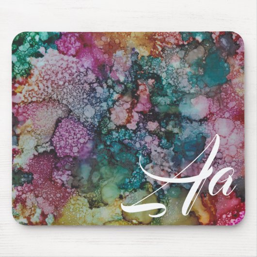 Mousepad "Colorburst Inkblot Painting" (Vorne)
