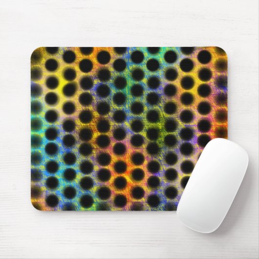 MousePad colorido de bolinhas bagunçadas alinhadas (Mit Mouse)