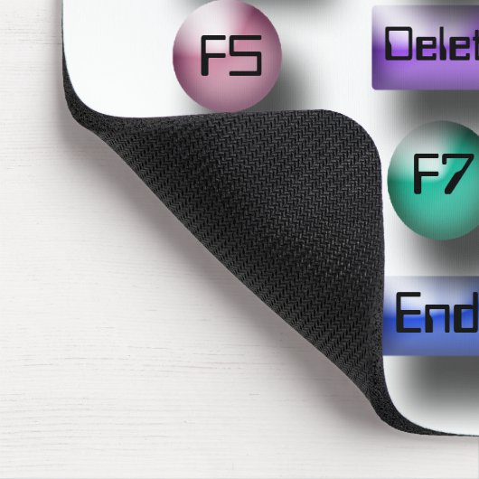Mousepad - Computertasten (Ecke)