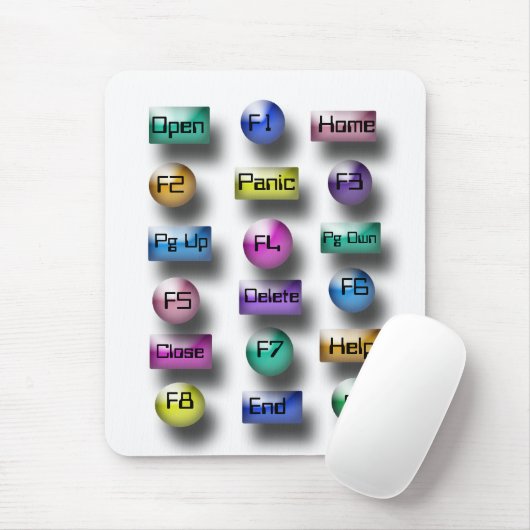 Mousepad - Computertasten (Mit Mouse)