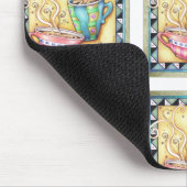 MOUSEPAD - COOLE BOHNEN! KAFFEE-KUNST (Ecke)