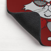 Mousepad - coole Katze (Ecke)