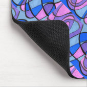 Mousepad "Cooler Morgen", getekter abstrakter Entw (Ecke)