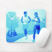 Mousepad Couple Joggen (Mit Mouse)