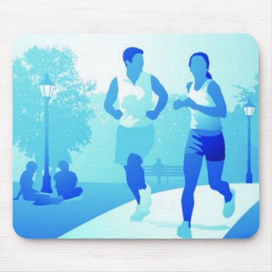 Mousepad Couple Joggen (Vorne)