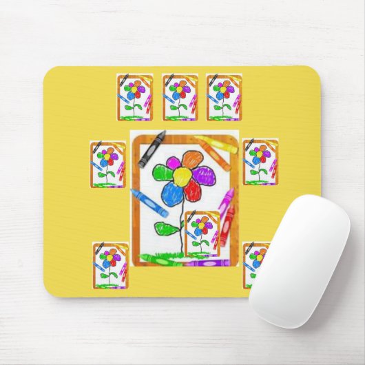 Mousepad Crayon (Mit Mouse)