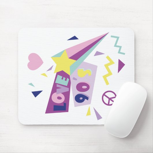 Mousepad "crazy 90s" (Mit Mouse)