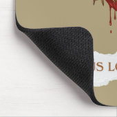 Mousepad Cristão com Frase "Jesus Loves You" (Ecke)