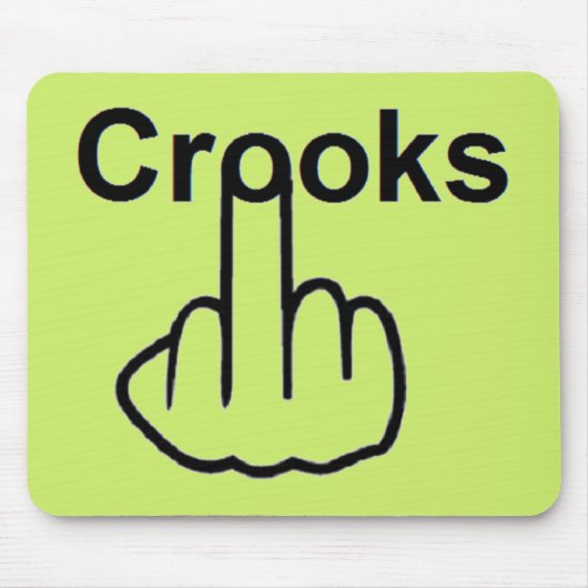 Mousepad Crooks Gedreht (Vorne)