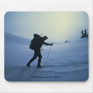 Mousepad/Cross Country-Skifahrer Mousepad