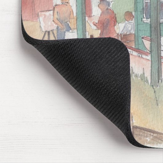 Mousepad "Crystal Cove, CA/Watercolor Sketch" (Ecke)